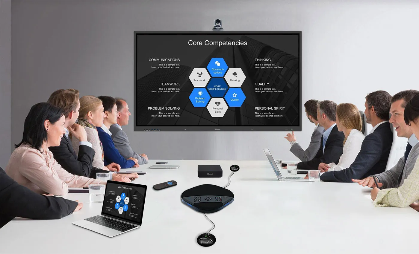 IQShare wireless presentation system has multiple functions and is user-friendly